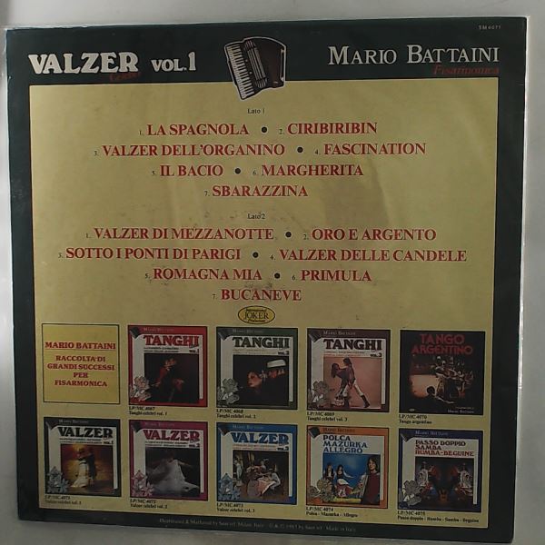 Battaini Mario — Valzer Celebri Vol. 1