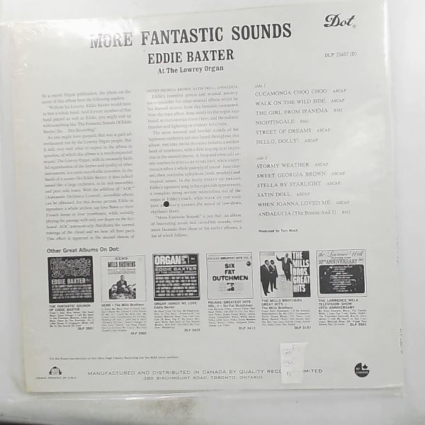 Baxter Eddie — More Fantastic Sounds