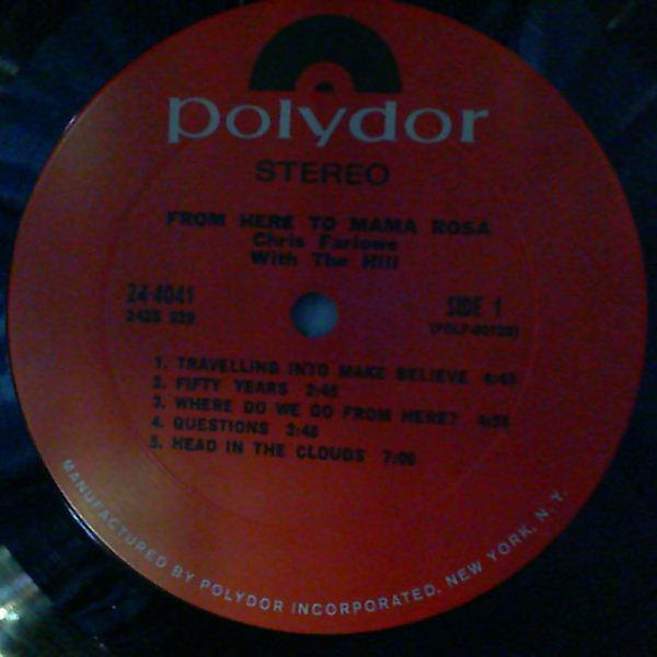 Farlowe Chris — From Here to Mama Rosa