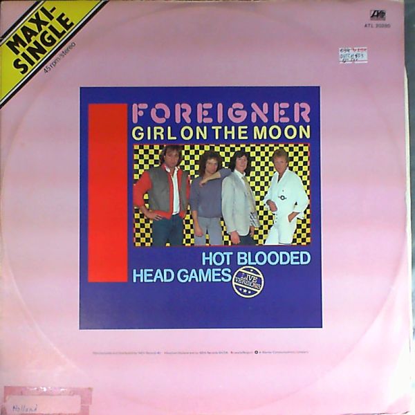 Foreigner — Girl on the moon/Hot blooded head games