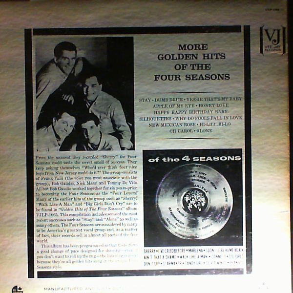Four Seasons (4 Seasons) — More Golden Hits