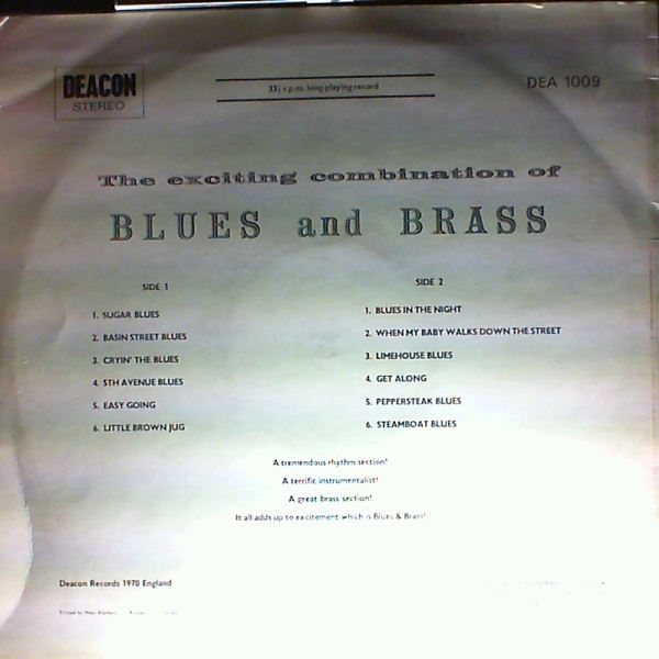 Blues & Brass — Exciting combination