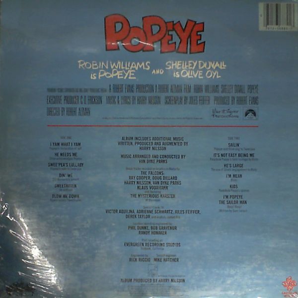 Nilsson Harry — Popeye - soundtrack