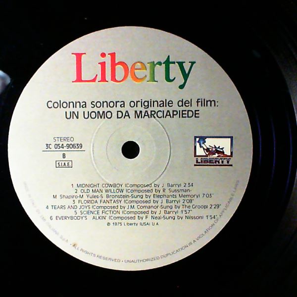 Nilsson Harry (Sung by) — Colonna sonora Originale Del Film: Un Uomo Da Marciapiede (Midnight Cowboy)
