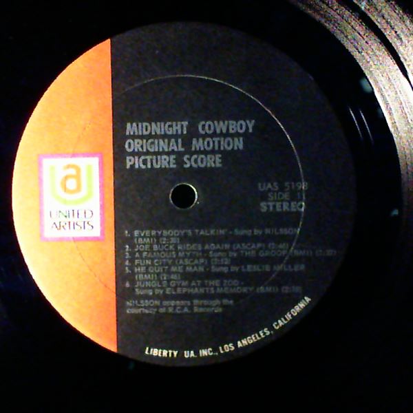 Nilsson Harry (Sung by) — Midnight Cowboy (Original Motion Picture Score)