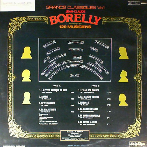 Borelly Jean-Claude — Grands Classiques Vol.1
