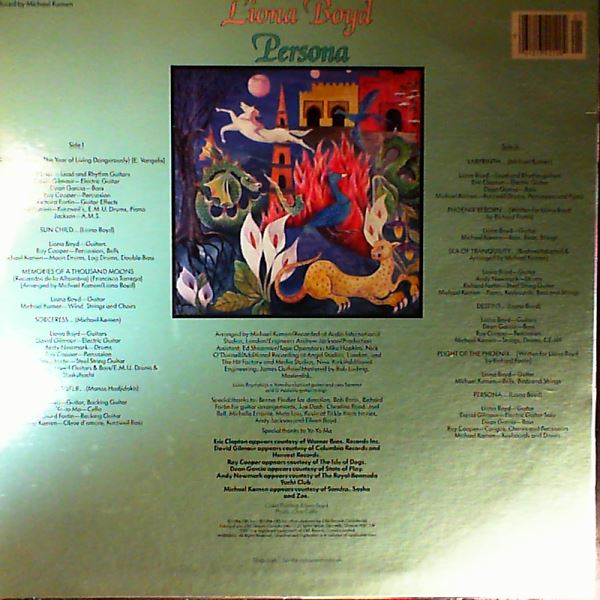 Boyd Liona — Persona. Vangelis, Tarrega, Hadjidakis, Kamen, Fortin, Boyd