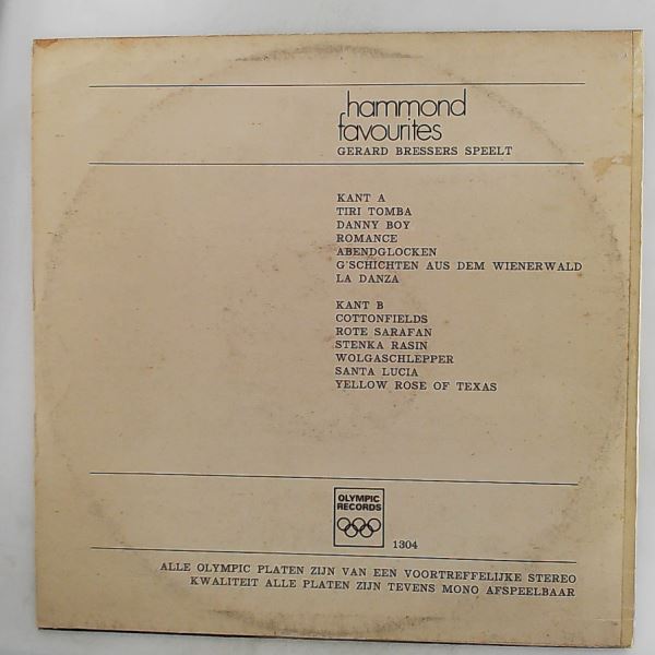 Bressers Gerard — Hammond Favourites