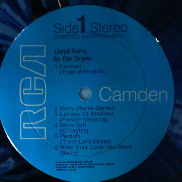 Burry Lloyd — Lloyd Burry at the Organ