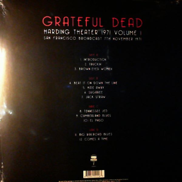 Grateful Dead — Harding Theater 1971 (Volume 1)