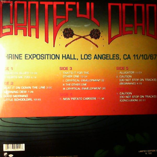 Grateful Dead — Shrine Exposition Hall, Los Angeles, CA 11/10/1967