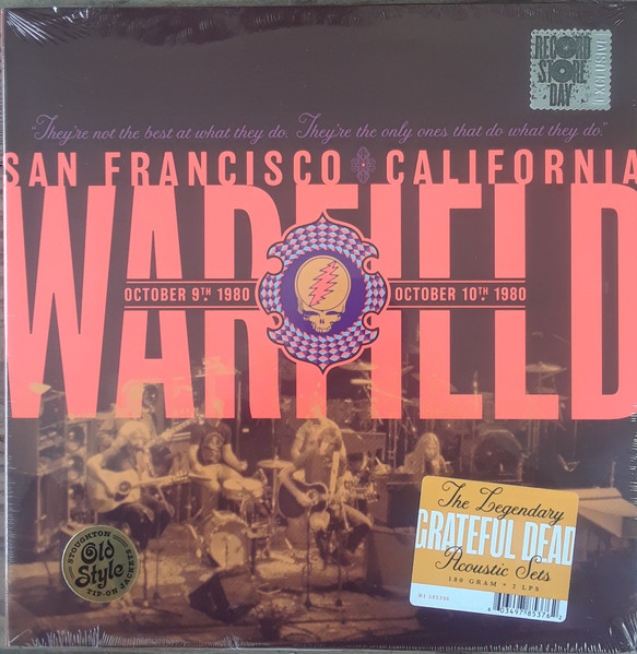 The Grateful Dead — The Warfield, San Francisco, CA 10/9/80 & 10/10/80