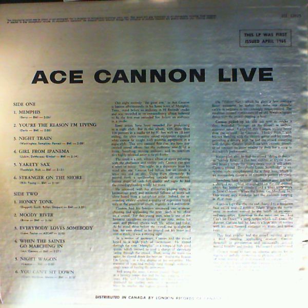 Cannon Ace — Live