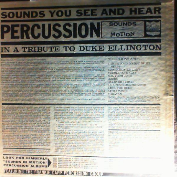 Capp Frankie Percussion Group — Percussion In A Tribute To Duke Ellington