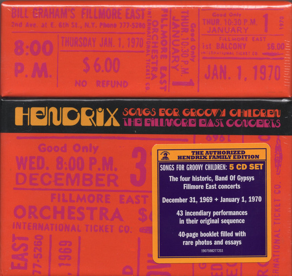 Hendrix Jimi — Songs For Groovy Children (The Fillmore East Concerts)