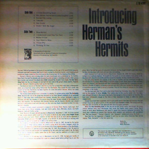 Herman's Hermits — Herman's Hermits