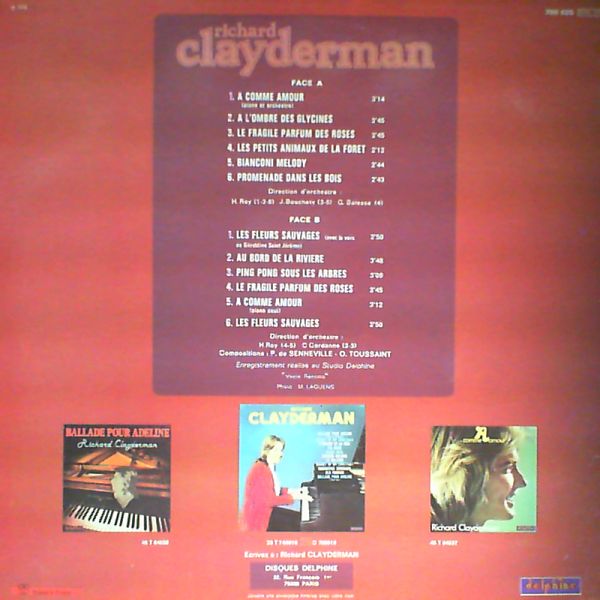 Clayderman Richard — A Comme Amour
