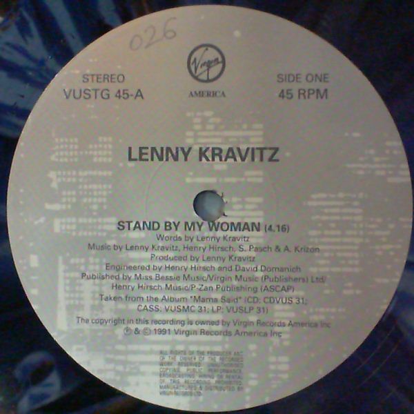 Kravitz Lenny — Stand By My Woman / Stop Fraggin' Around / Flowers For Zoe