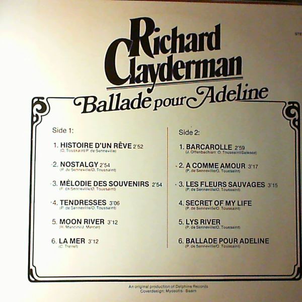 Clayderman Richard — Ballade Pour Adeline
