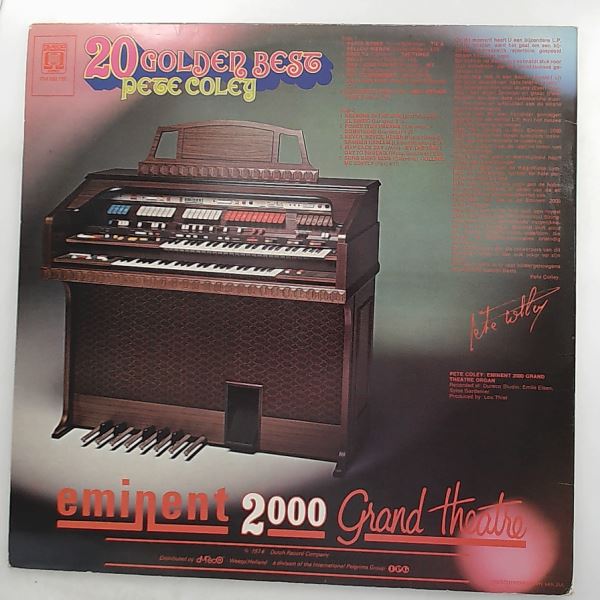 Colley Pete (Coley Pete) — 20 Golden Best - Eminent 2000 Grand Theatre Organ