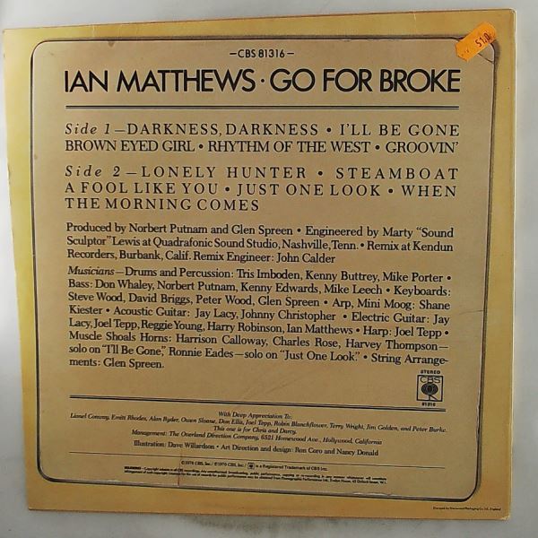 Matthews Ian (Matthews Iain) — Go For Broke