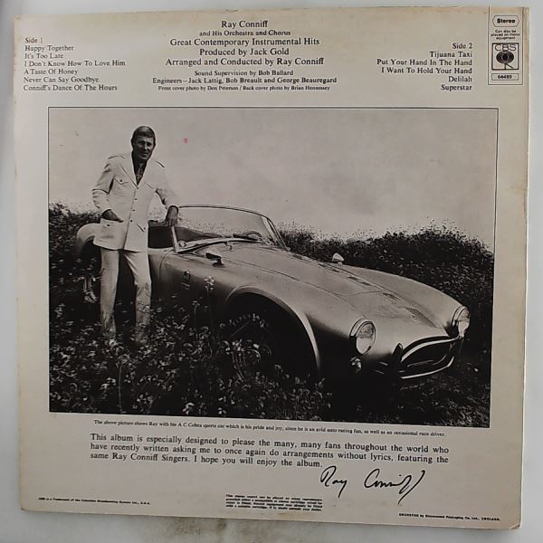 Conniff Ray — Great Contemporary Instrumental Hits