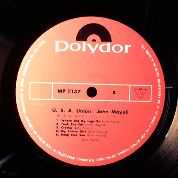 Mayall John — USA Union