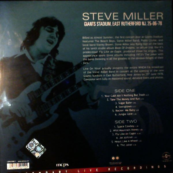 Miller Steve — Giants Stadium, East Rutherford NJ 25-06-78