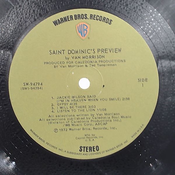 Morrison Van — Saint Dominic's Preview