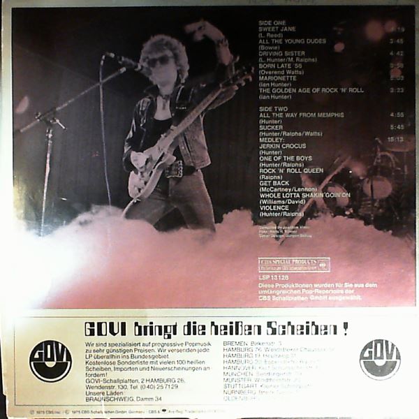 Mott The Hoople — Mott The Hoople Live