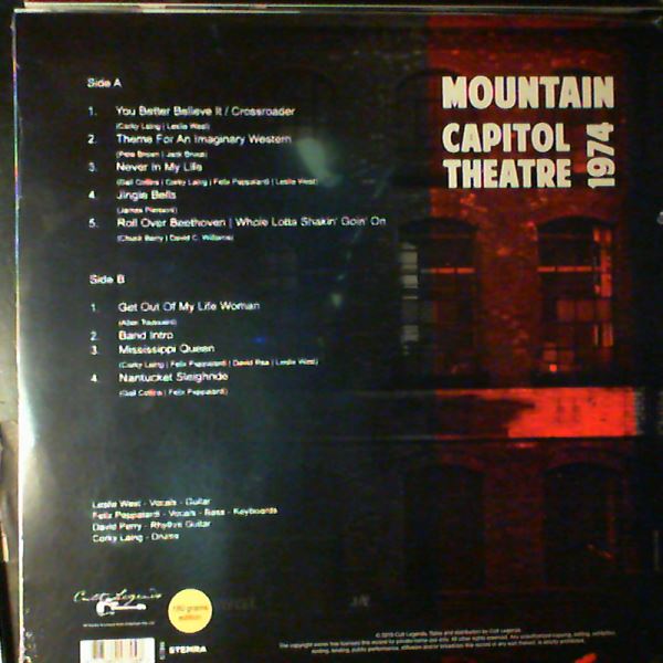 Mountain — Capitol Theatre 1974 (Live Radio Broadcast)