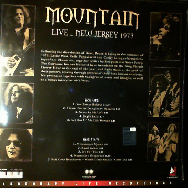 Mountain — Live... New Jersey 1973