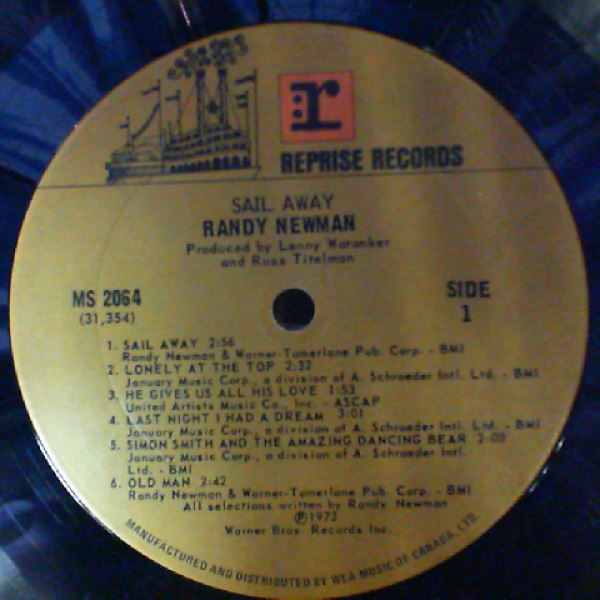 Newman Randy — Sail Away