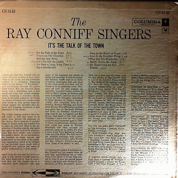 Conniff Ray Singers — It's The Talk Of The Town