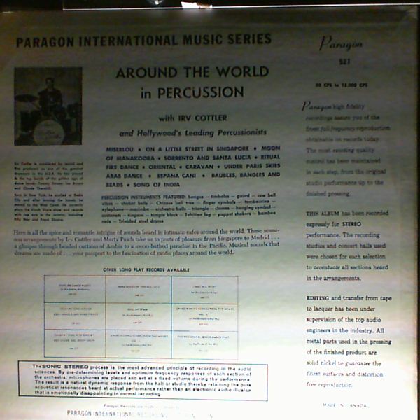 Cottler Irv — Around The World In Percussion