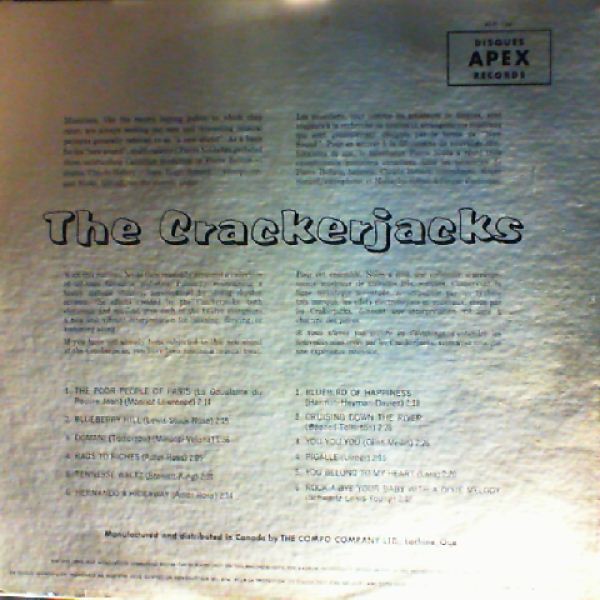Crackerjacks — Les Sons D'Orgue Dont Tout Le Monde Parle - Les Chansons Les Plus Populaires Au Monde