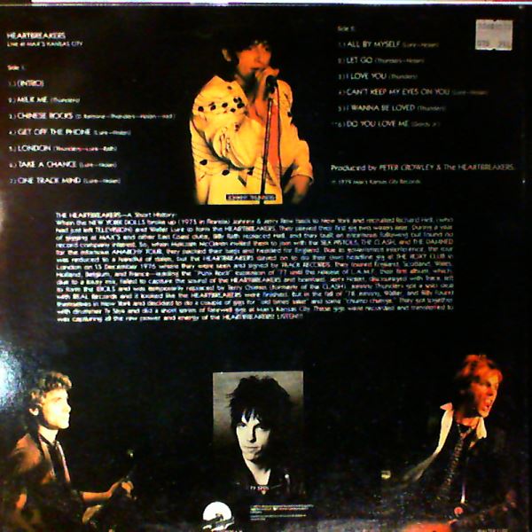 Thunders Johnny and Heartbreakers — Live At Max's Kansas City