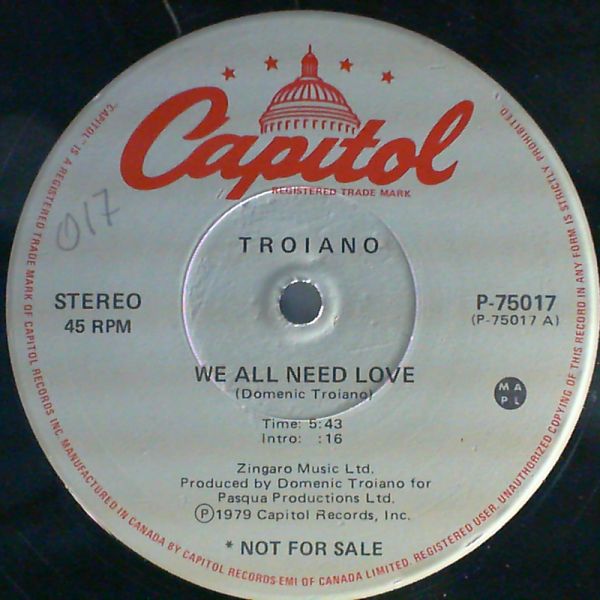 Troiano — We all need love