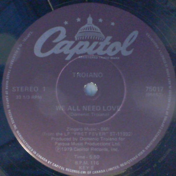 Troiano — We All Need Love / Ambush