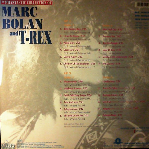 Bolan Marc (T. Rex/Tyrannosaurus Rex) — Phantastic Collection Of Bolan Marc And T-Rex