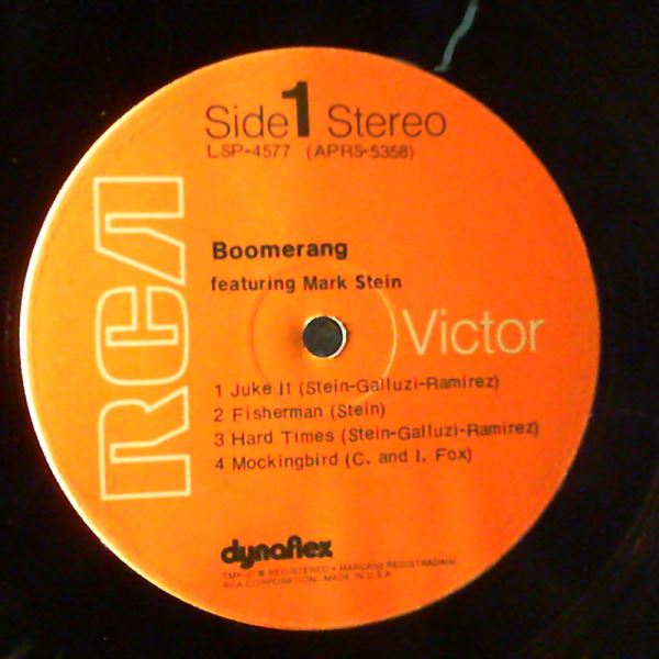 Boomerang featuring Stein Mark (Vanilla Fudge) — Boomerang featuring Stein Mark (Vanilla Fudge)