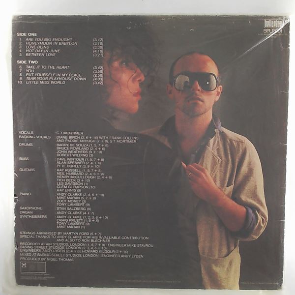 Morty (Mortimer Gareth - Ex - Ancient Grease, former Racing Cars) — Love Blind