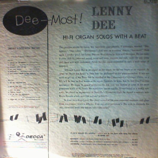 Dee Lenny — Dee-Most!