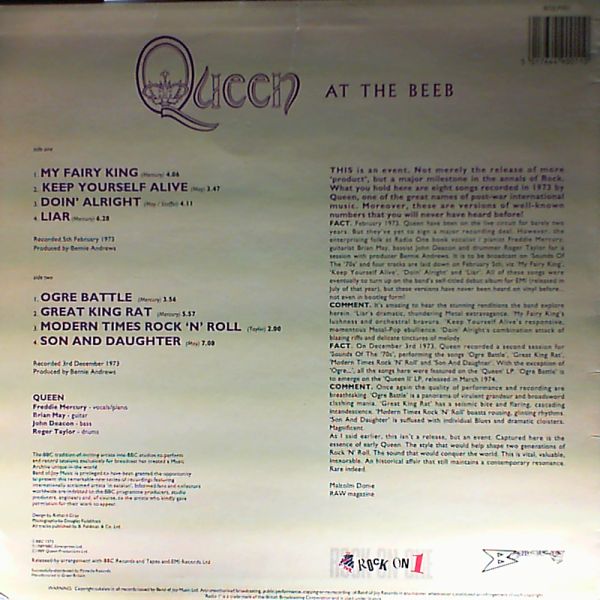 Queen — At The Beeb