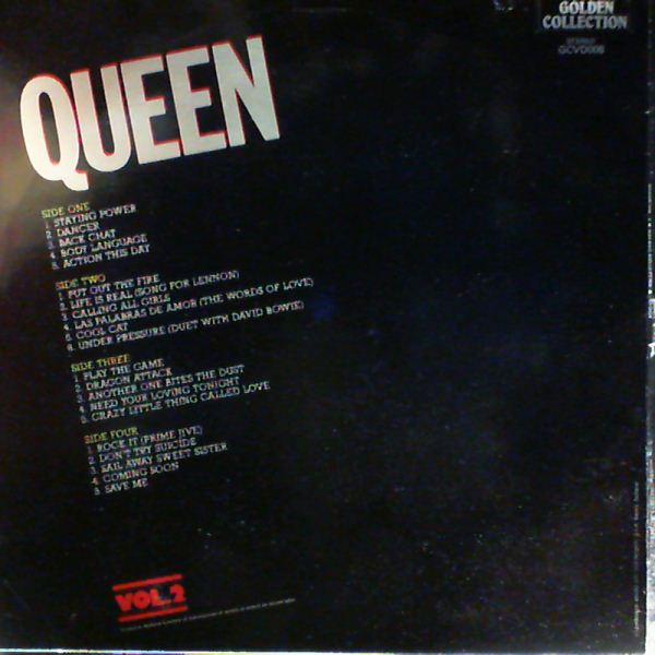 Queen — Golden Collection Vol. 2. "The Game", "Hot Space"