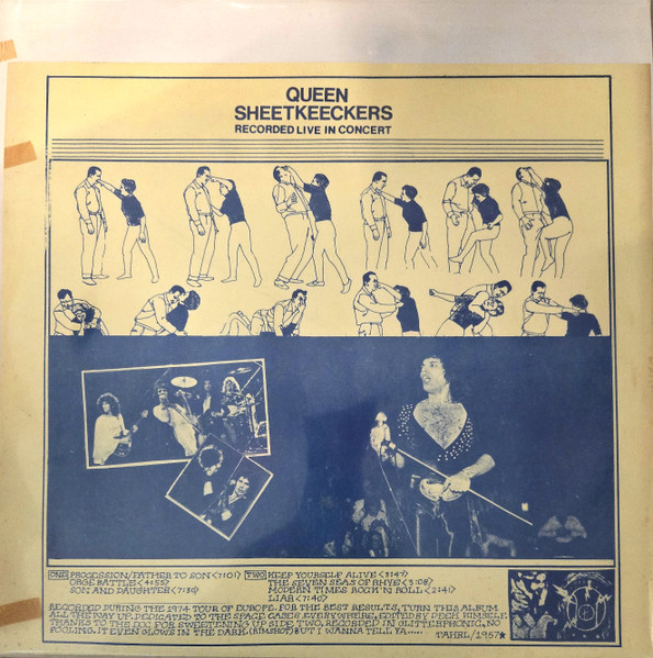 Queen — Sheetkeeckers - Recorded Live In Concert