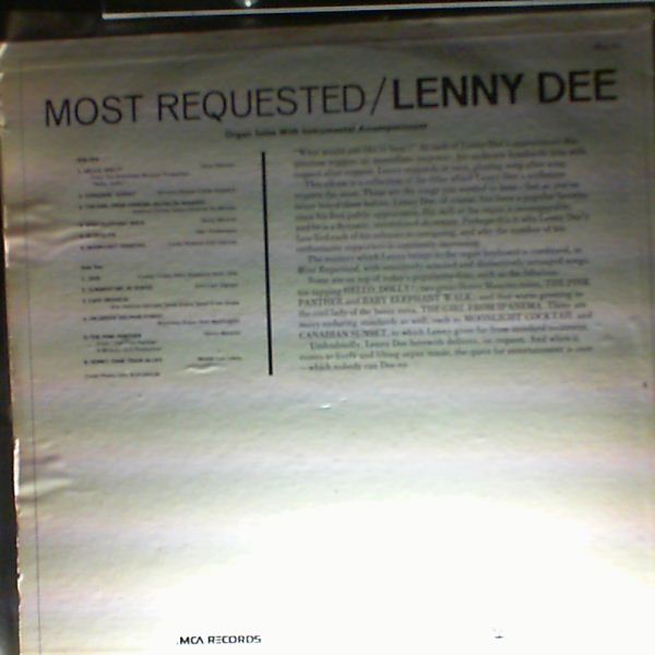 Dee Lenny — Most Requested