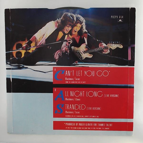 Rainbow — Can't Let You Go / All Night Long (Live) / Stranded (Live)