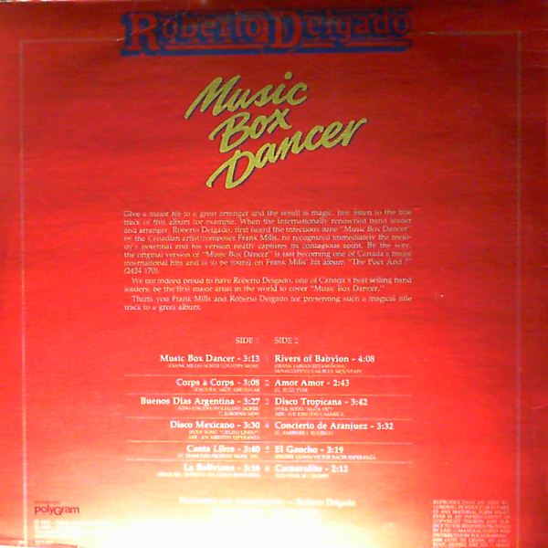 Delgado Roberto — Music Box Dancer