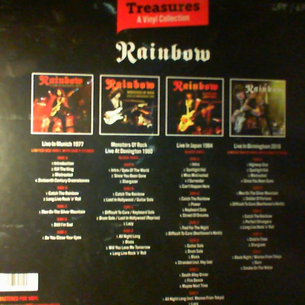 Ritchie Blackmore's Rainbow — Treasures - A Vinyl Collection